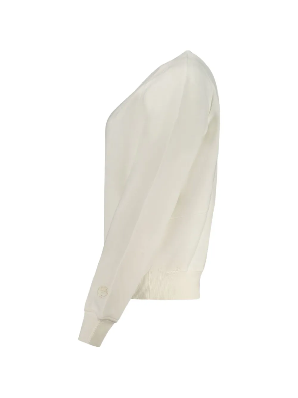 North Sails Katoenen sweater met logopatch Beige