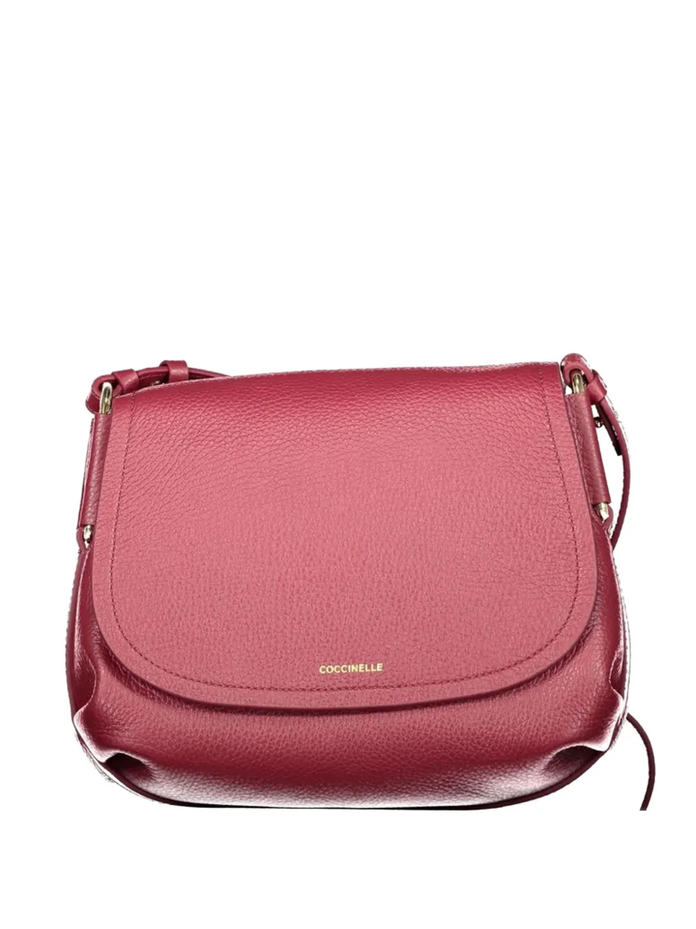 Coccinelle small Rebekka pebbled leather cross body bag - Rosso