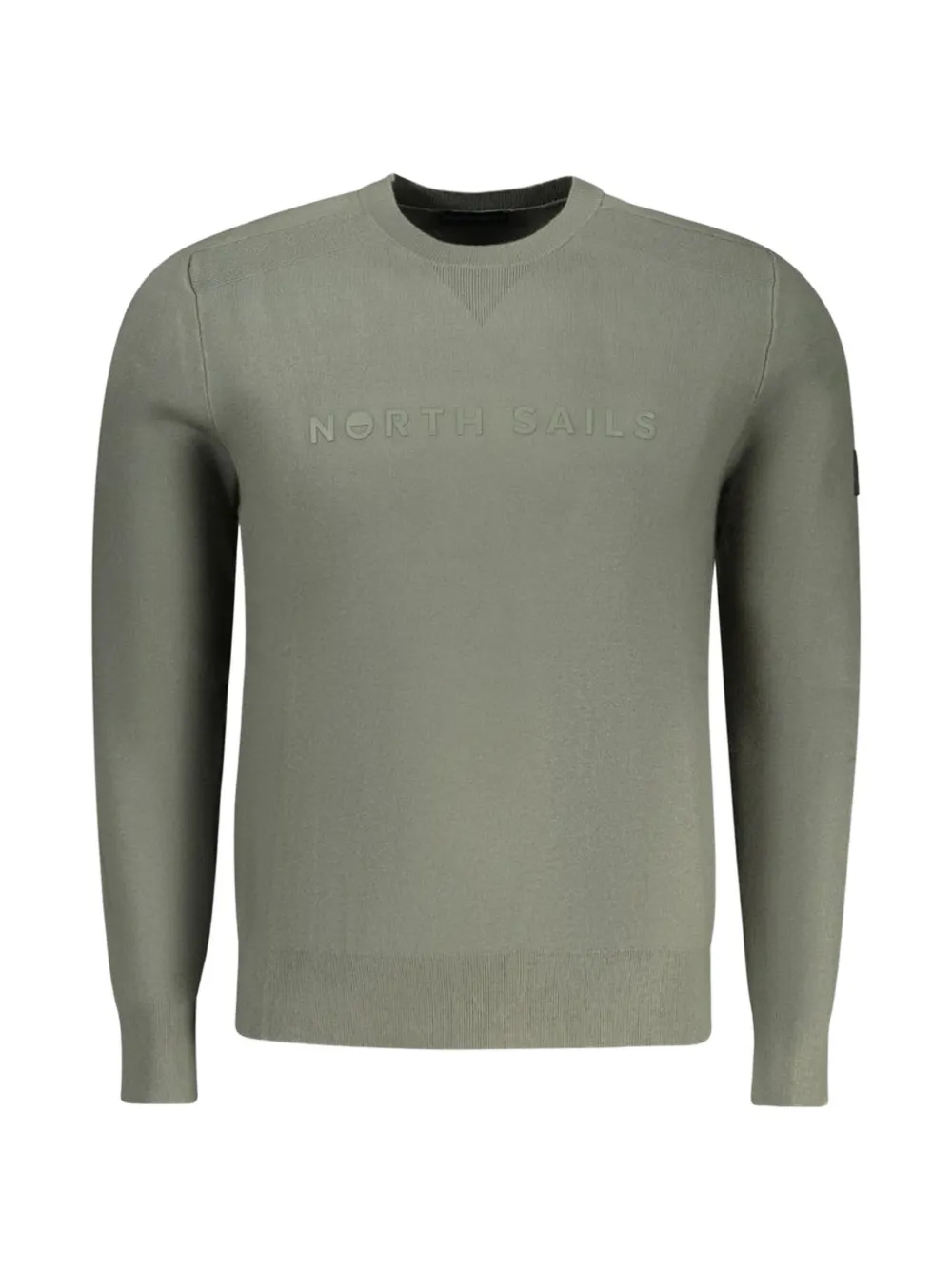North Sails logo-detail crew-neck sweater - Grün