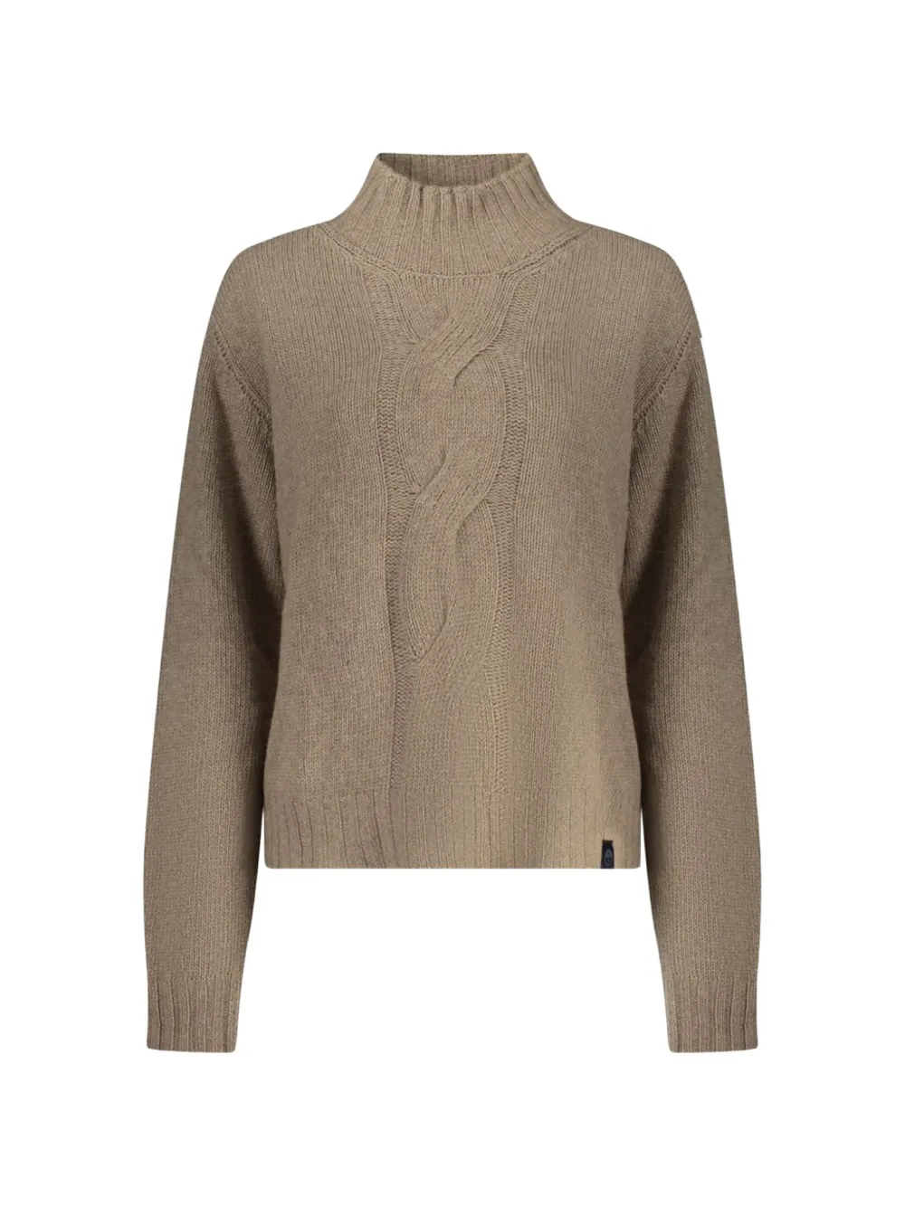 North Sails cable-knit high-neck sweater - Toni neutri