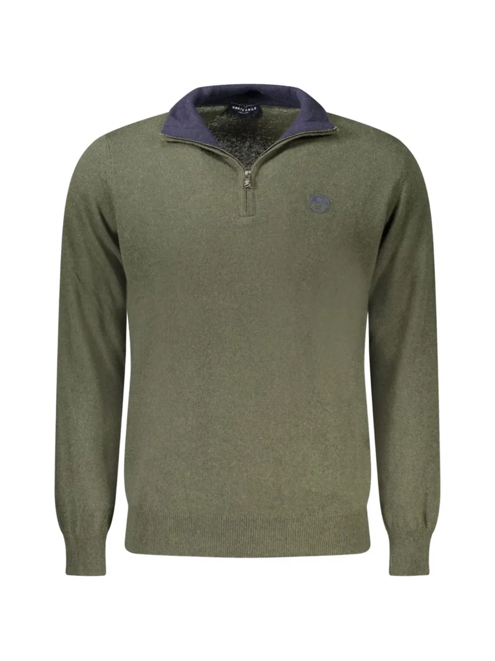 North Sails half-zip embroidered-logo sweater - Verde
