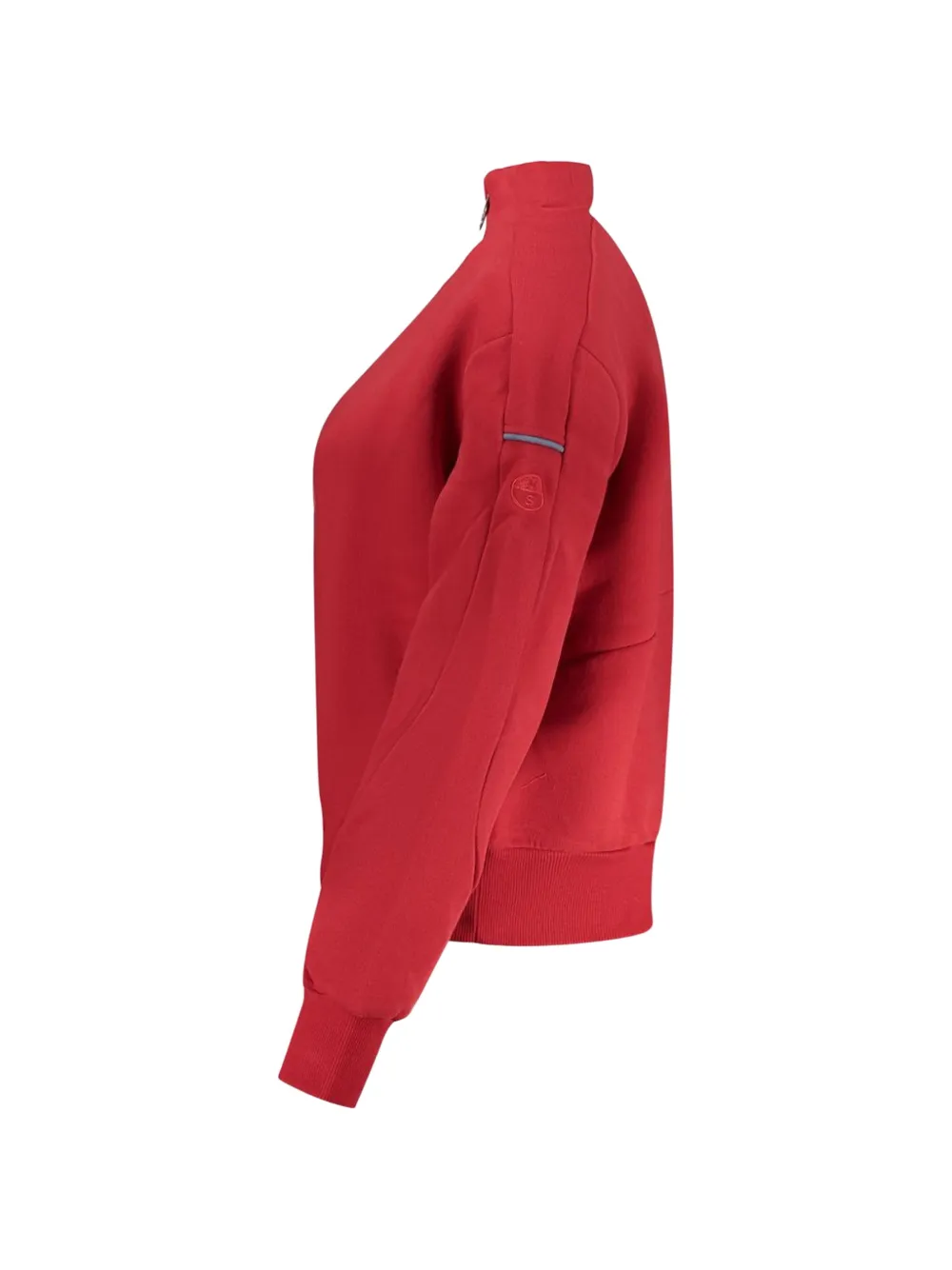 North Sails Katoenen trui met rits Rood