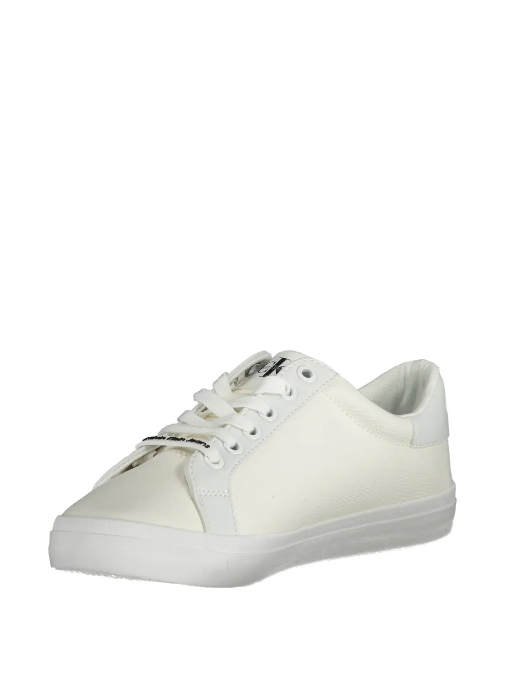 Calvin Klein logo-embossed panelled sneakers Wit