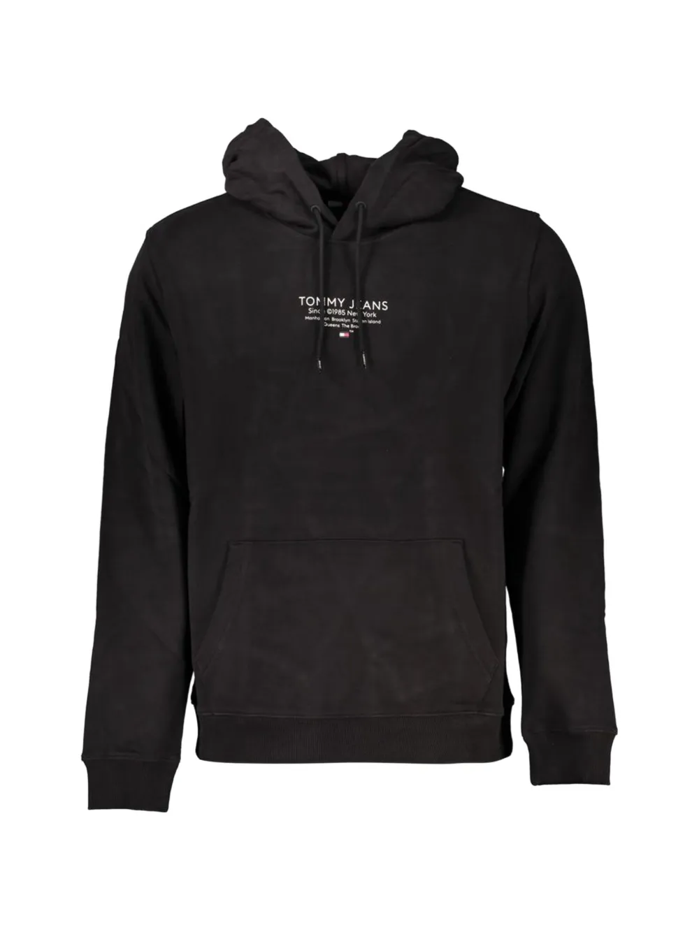 Tommy Hilfiger logo-lettering hoodie - Nero