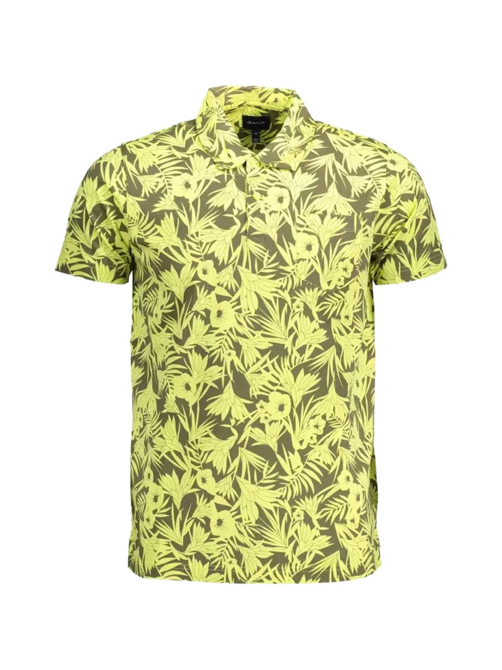 Gant floral-print cotton polo shirt - Verde
