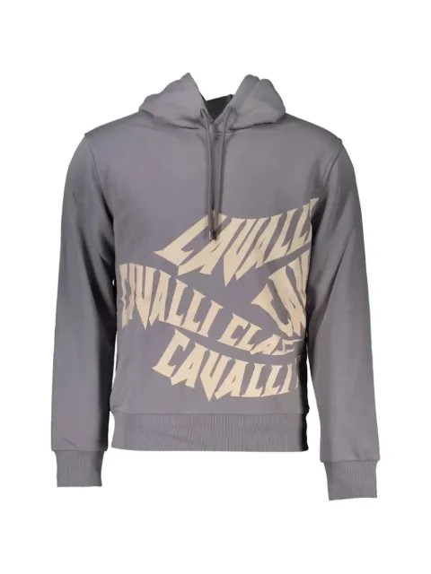 Cavalli Class graphic-print hoodie
