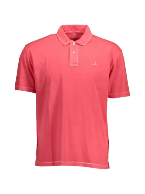 Gant logo-embroidered short-sleeve polo shirt