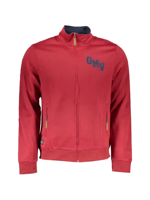 Gian Marco Venturi logo-print zip-up sweatshirt