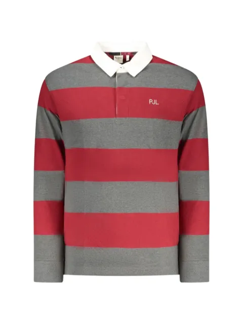 Pepe Jeans striped long-sleeve polo shirt