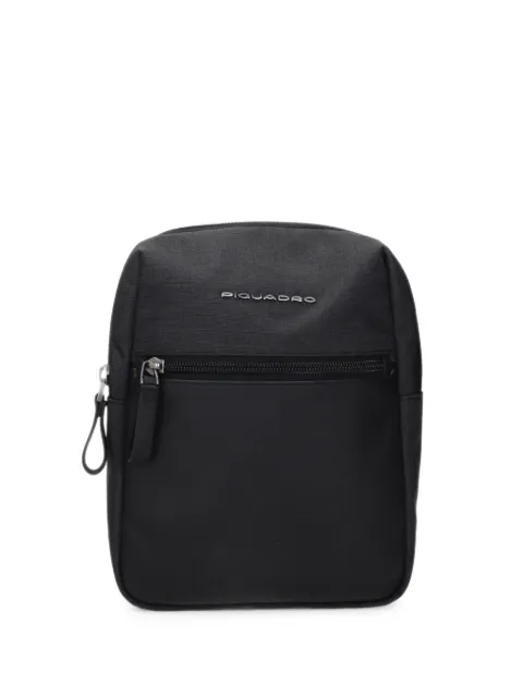 PIQUADRO logo-plaque zip-fastening messenger bag