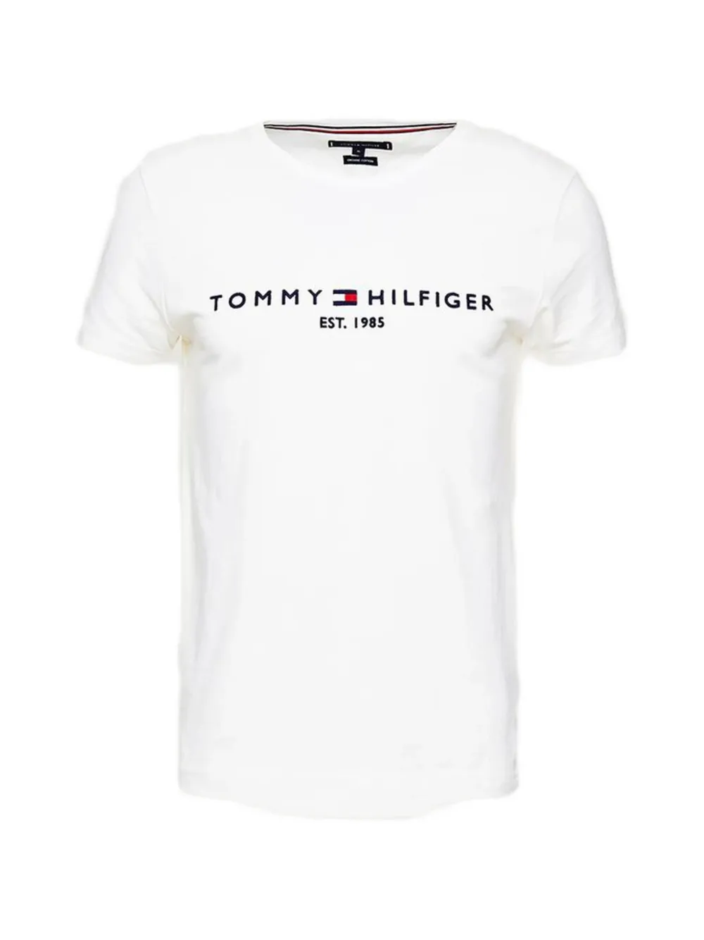 Tommy Hilfiger logo-detail cotton T-shirt - Bianco