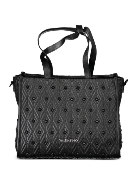 MARIO VALENTINO quilted studded tote bag
