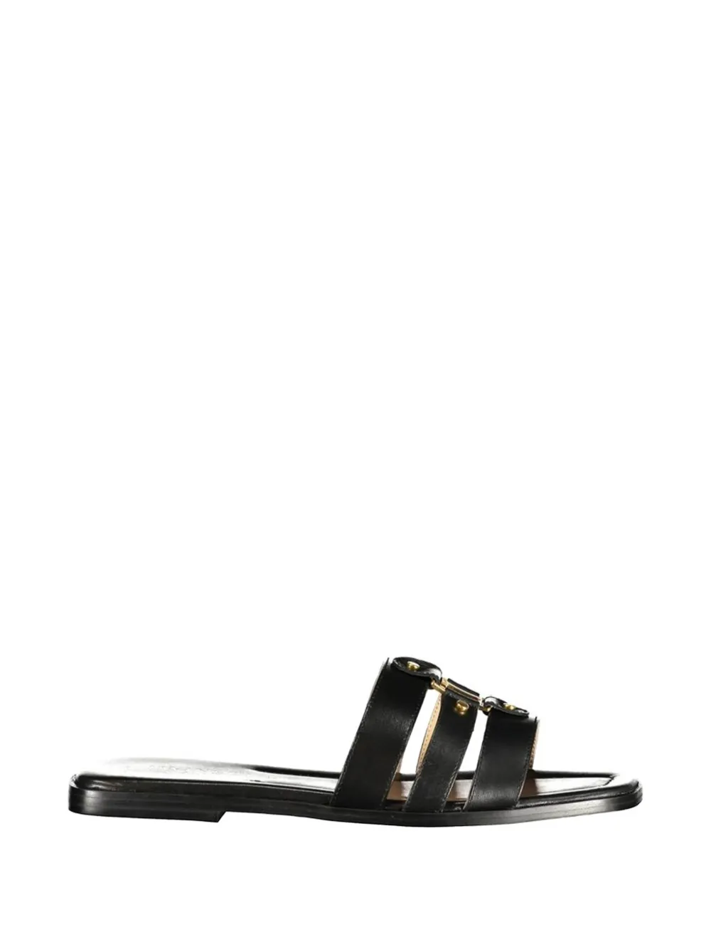 TWINSET leather sandals Zwart