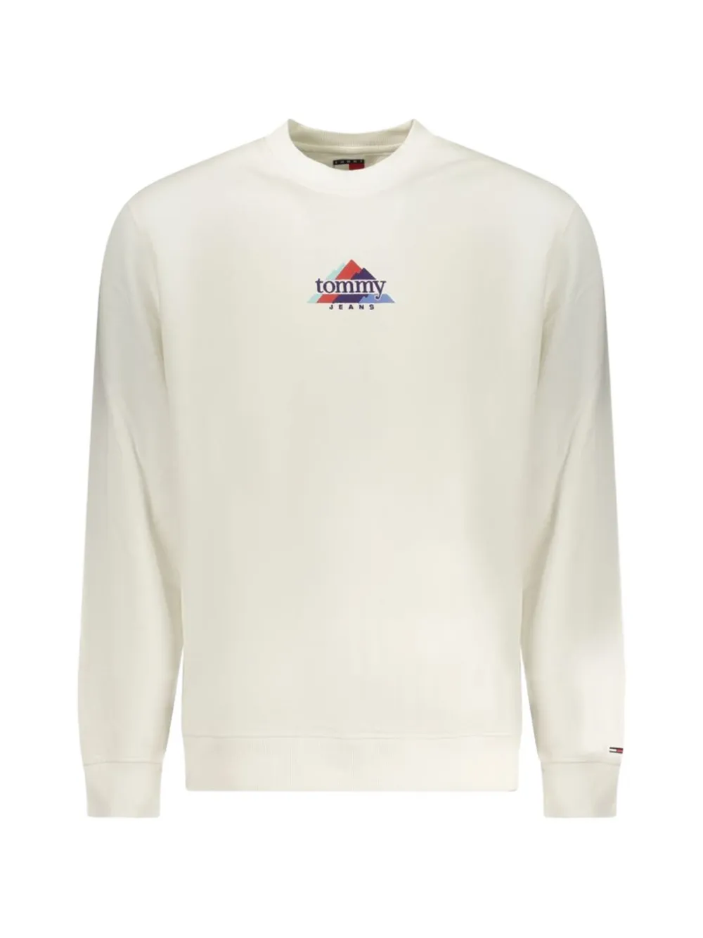 Tommy Hilfiger logo-embroidered cotton sweater - Bianco