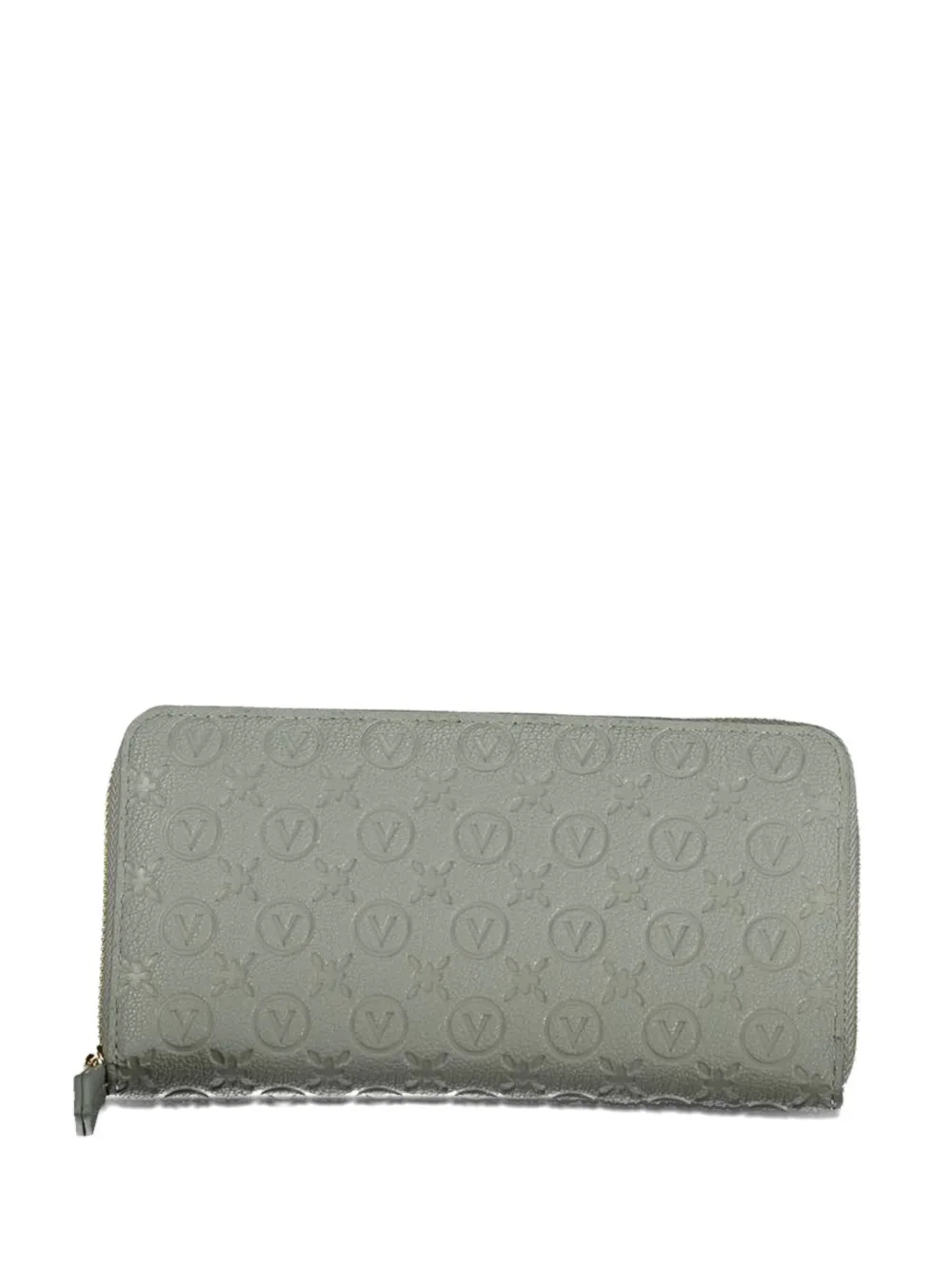 MARIO VALENTINO embossed logo-pattern wallet - Grigio