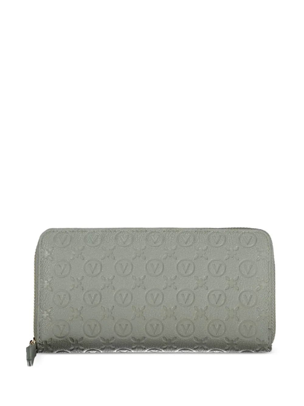 MARIO VALENTINO embossed logo-pattern wallet - Grigio