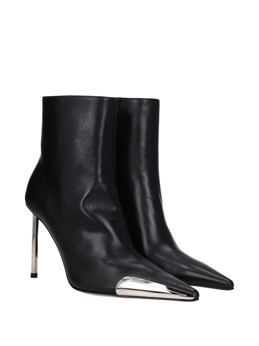 Off-White Jitney metal-heel ankle boots Zwart