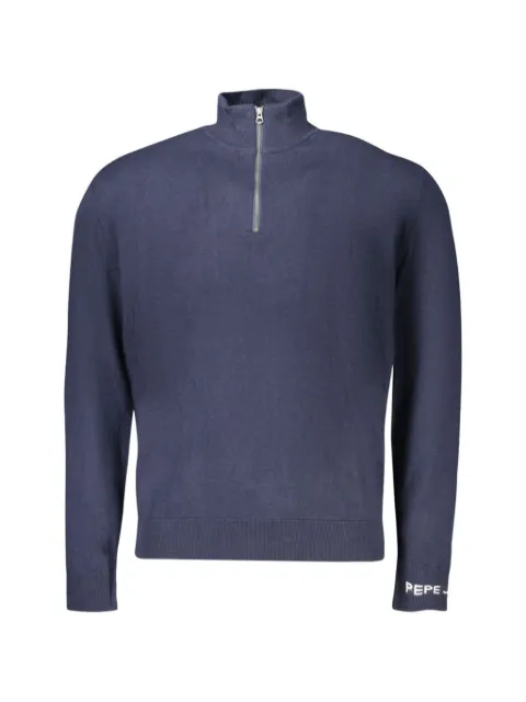 Pepe Jeans quarter-zip mock-neck sweater