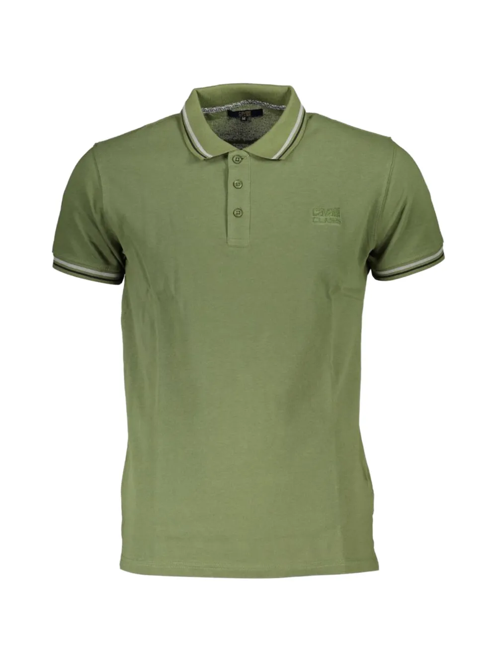 Cavalli Class logo-embroidered polo shirt