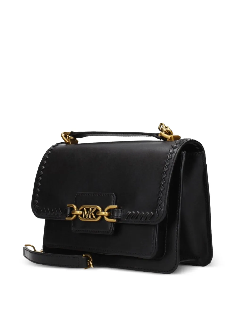 Michael Kors Heather leren crossbodytas Zwart