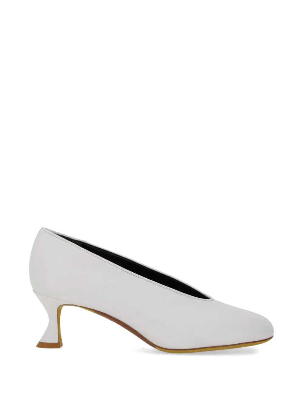 Moschino round-toe pumps - Bianco