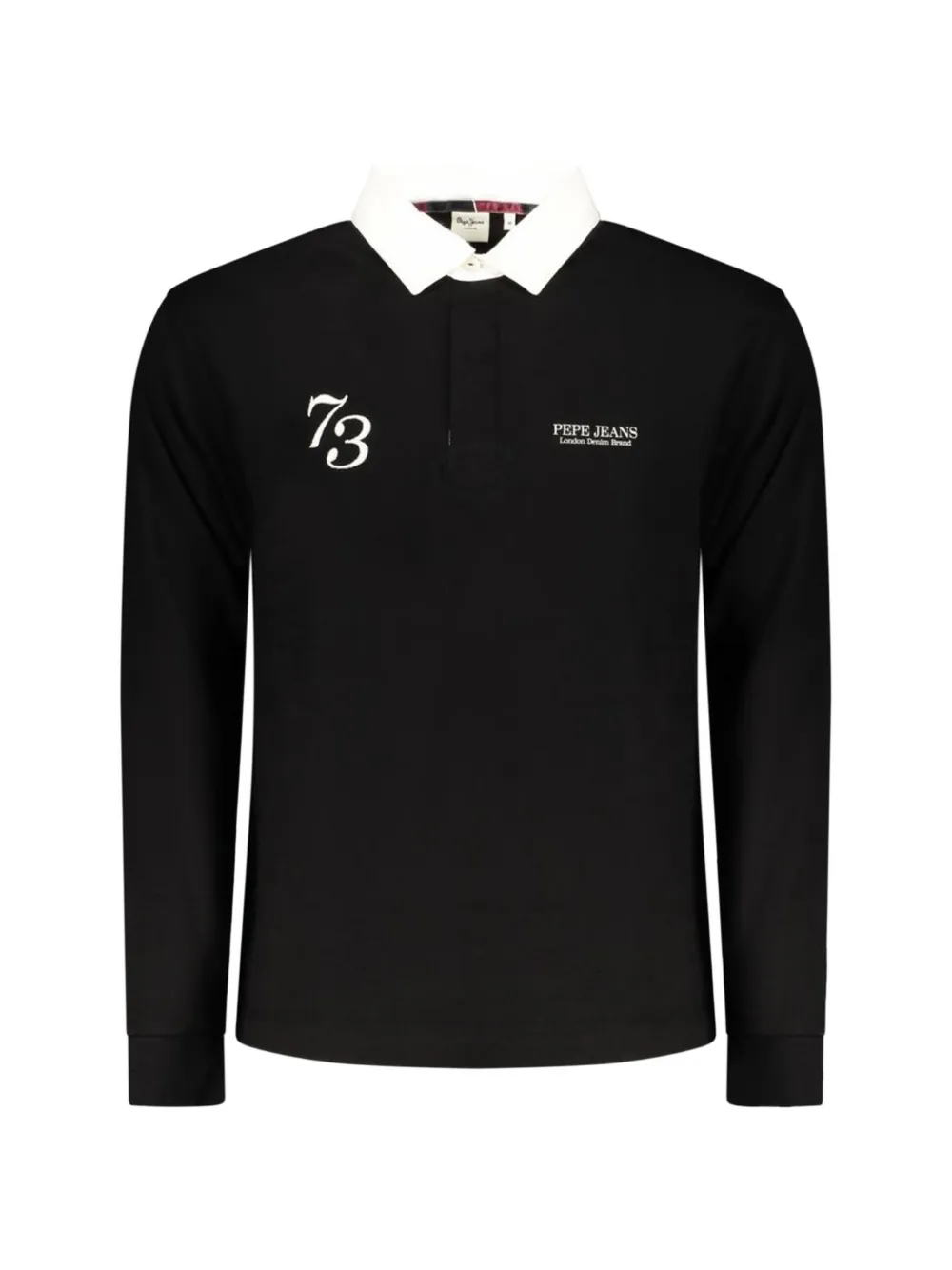 Pepe Jeans long-sleeve cotton polo shirt - Nero