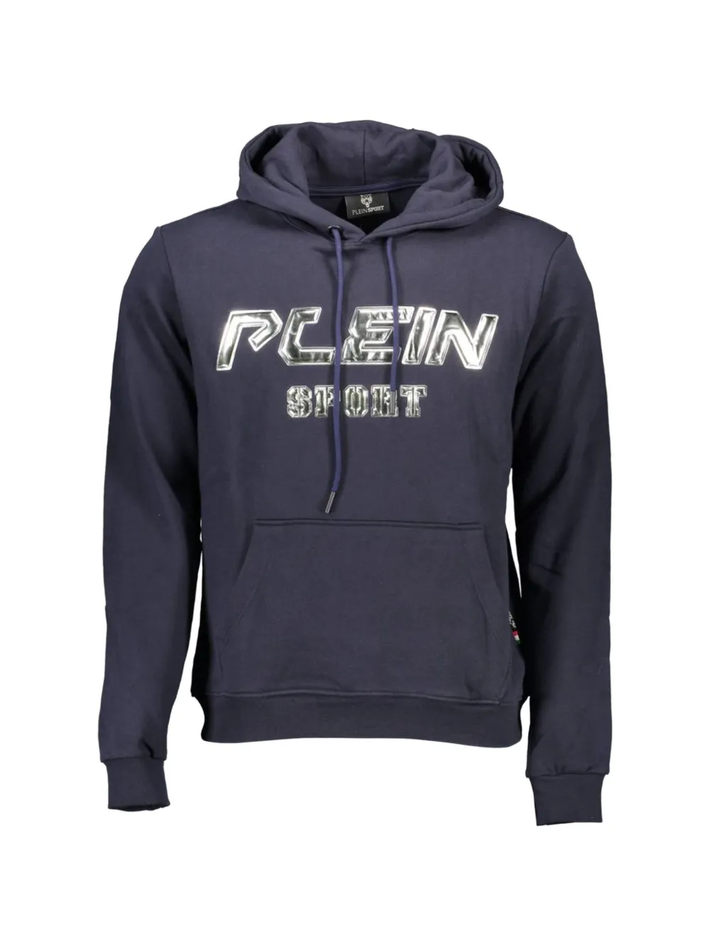 Plein Sport kangaroo-pocket hoodie - Blu