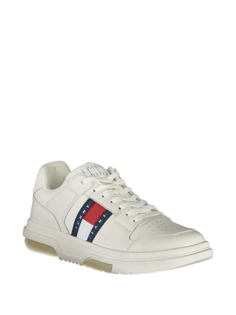 Tommy Hilfiger logo-detail lace-up sneakers Wit