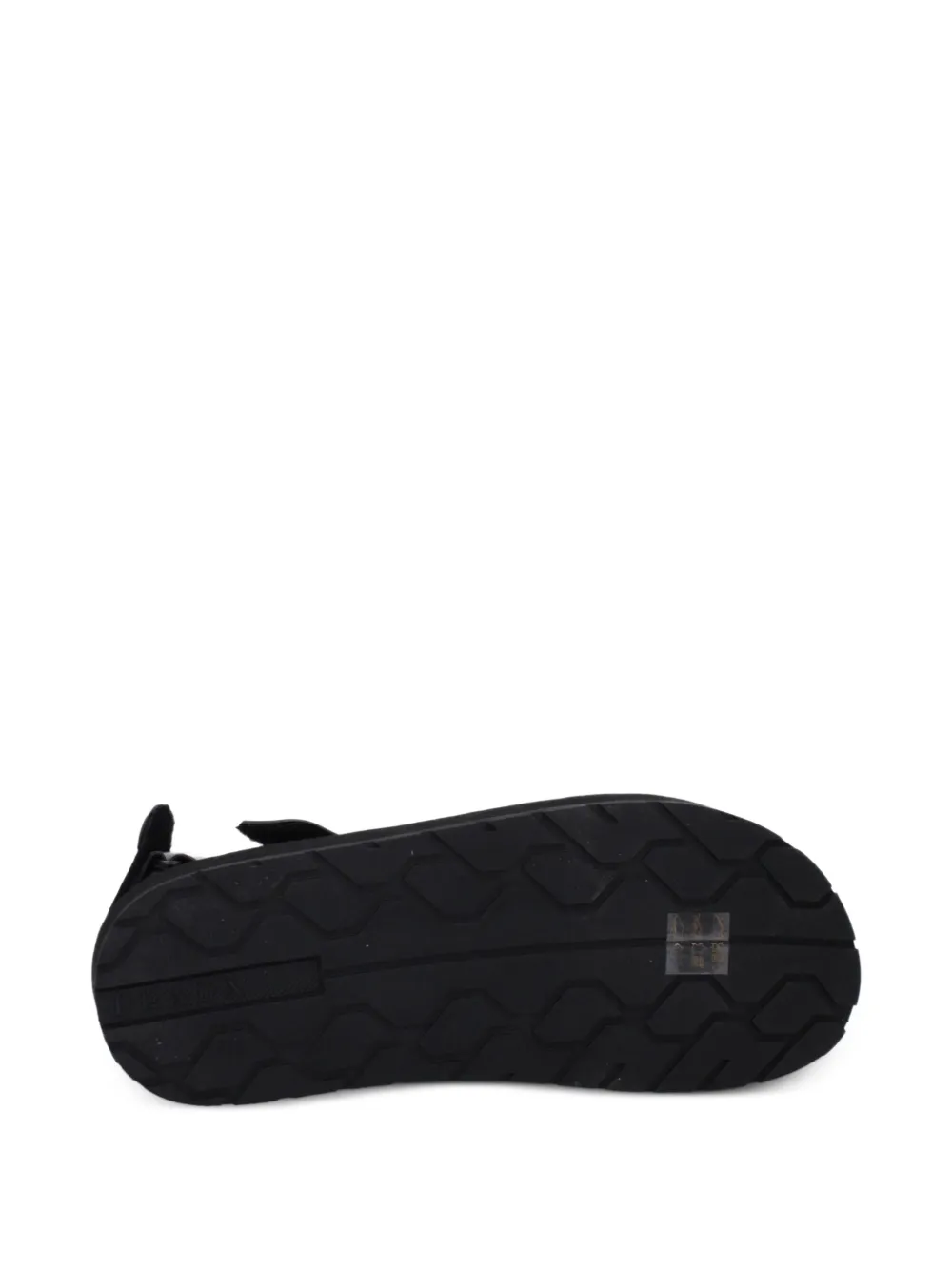 Prada touch-strap platform sandals Zwart