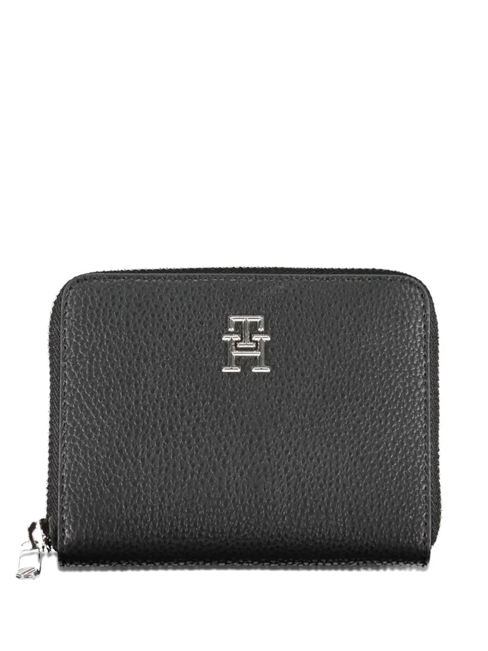 Tommy Hilfiger logo-plaque faux-leather wallet - Nero