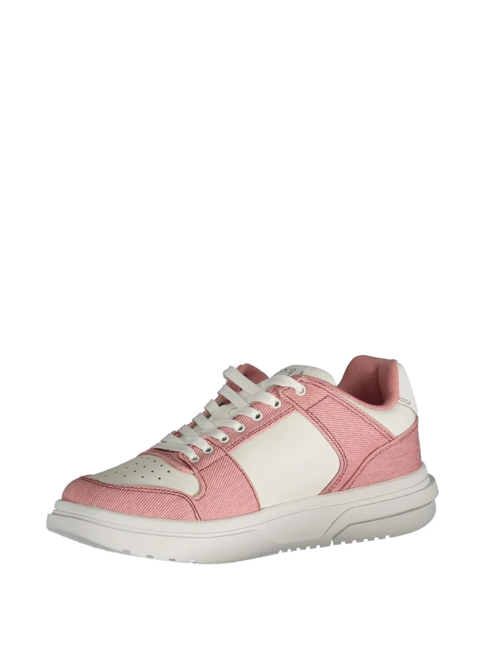 Tommy Hilfiger Low-top sneakers met ribfluwelen detail Roze