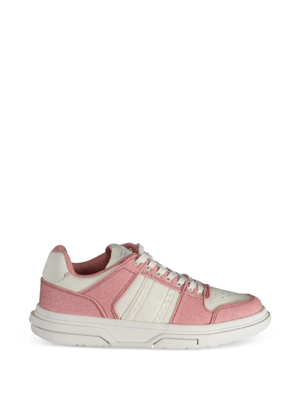 Tommy Hilfiger corduroy-detail low-top sneakers - Rosa