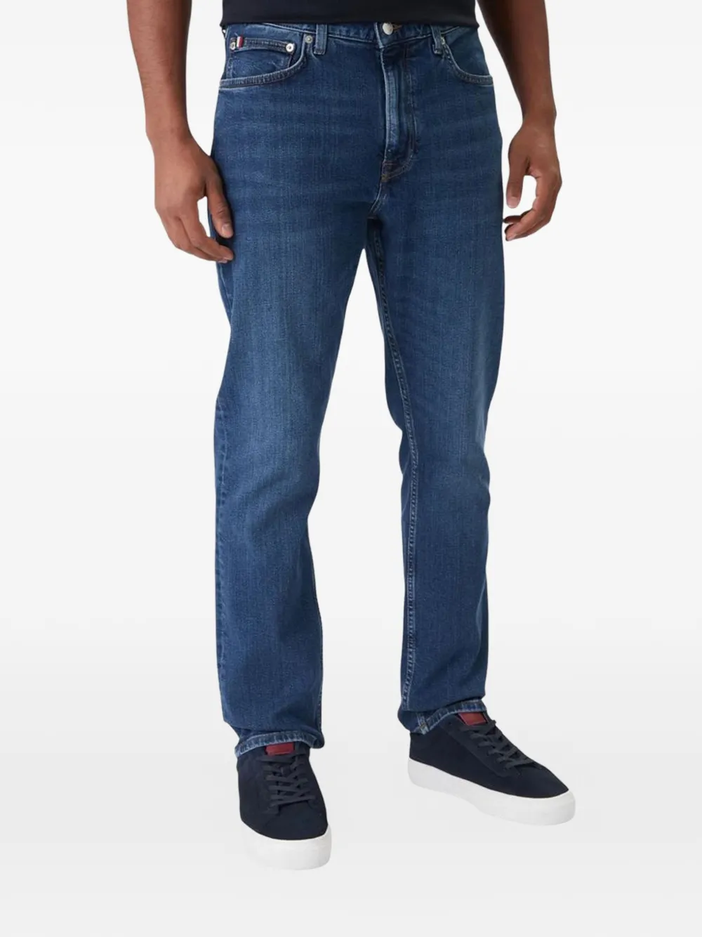 Tommy Hilfiger cotton relaxed fit jeans - Blu