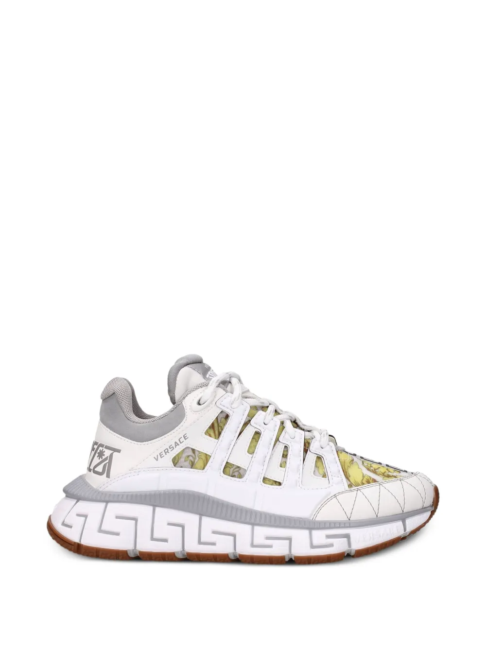 Versace Odissea leather sneakers - Weiß
