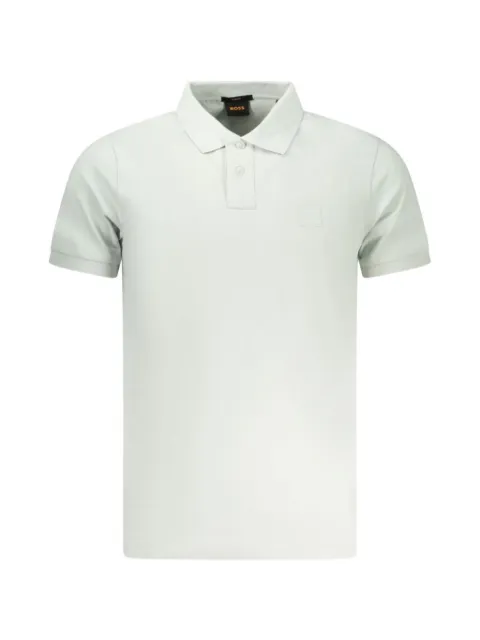 BOSS logo-patch polo shirt