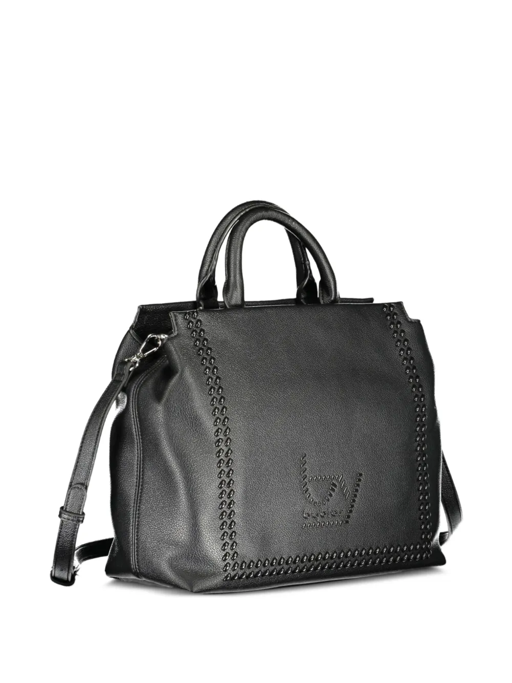 byblos Shopper verfraaid met studs en logo Zwart