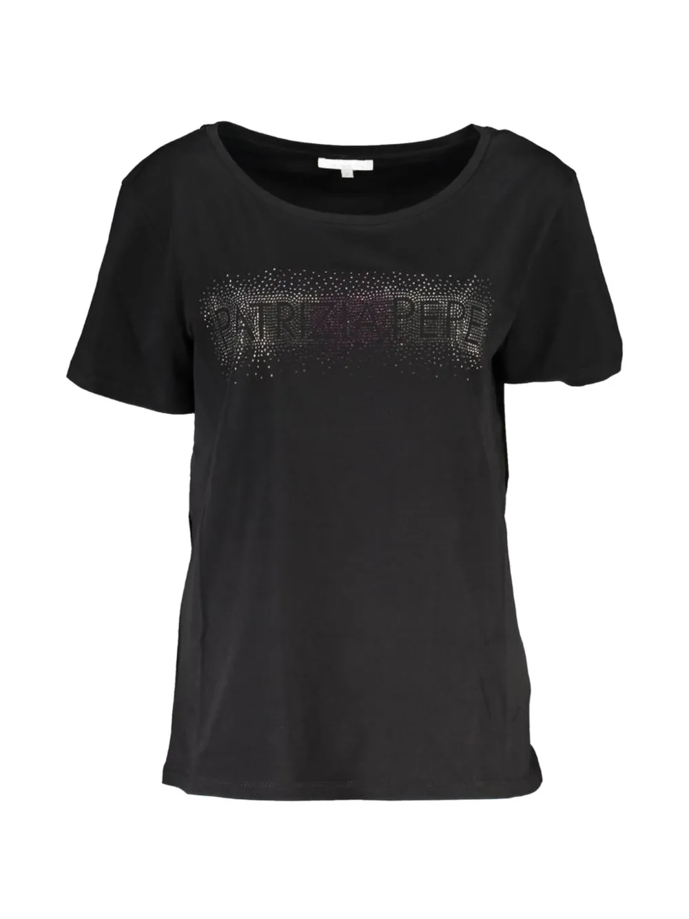 Patrizia Pepe rhinestone-embellished T-shirt - Nero