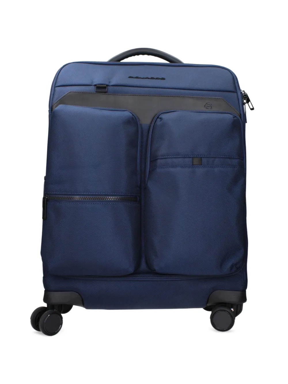 PIQUADRO logo-appliqué luggage - Blu