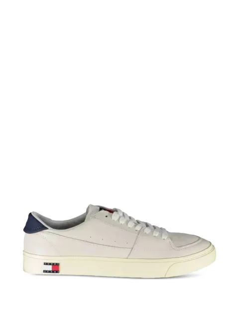 Tommy Hilfiger logo-patch leather sneakers