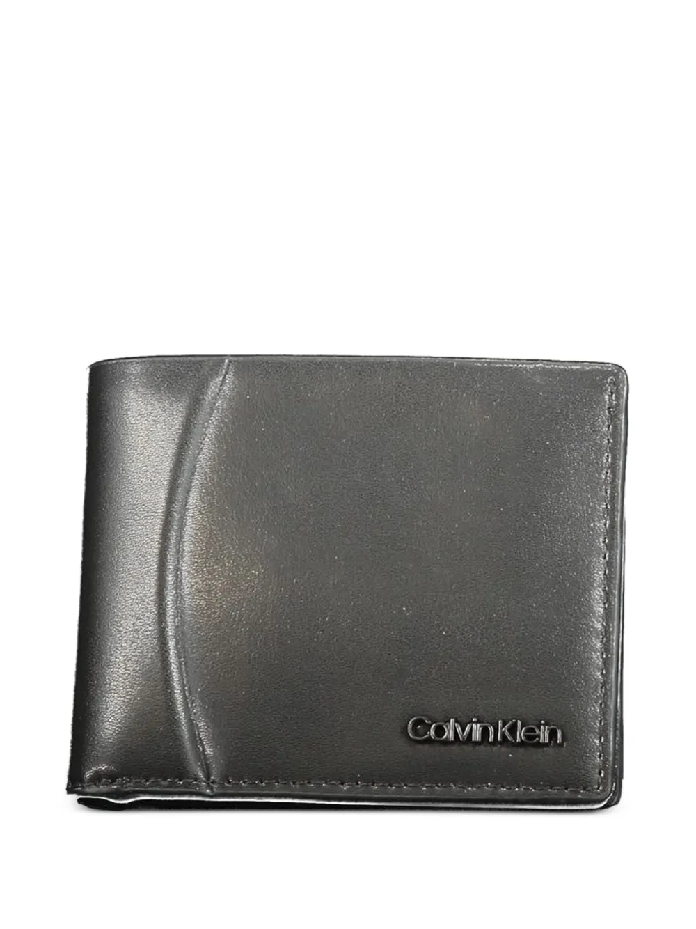Calvin Klein logo-plaque bifold wallet - Grigio