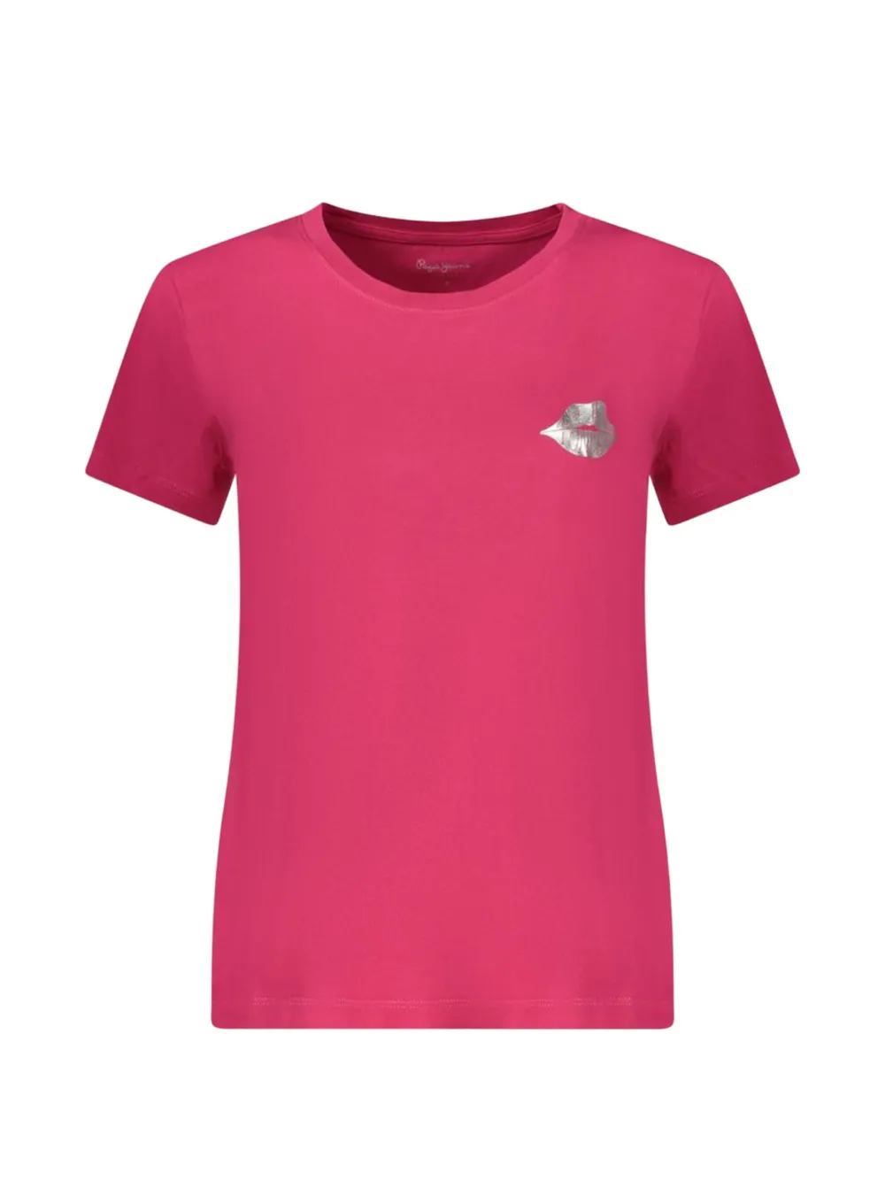 Pepe Jeans lip-print cotton T-shirt - Rosso