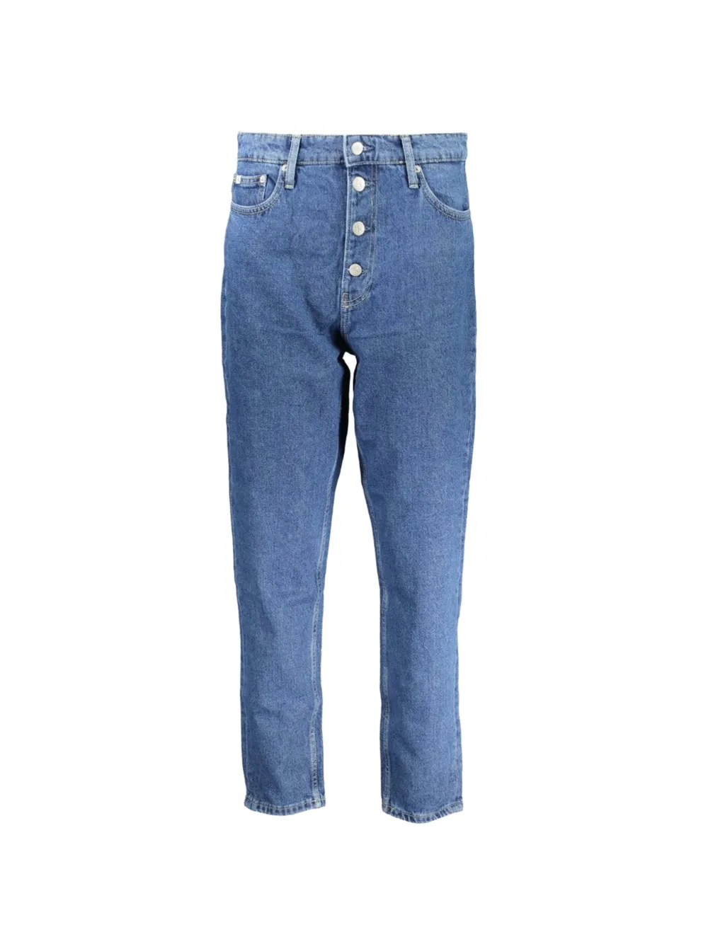 Calvin Klein button-fly straight-leg jeans - Blu