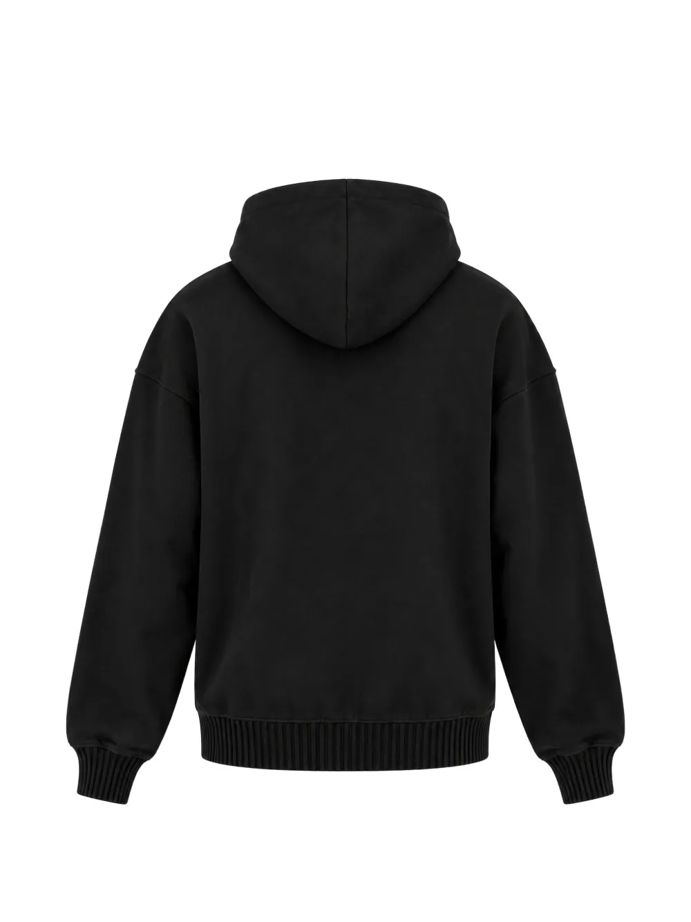 Calvin Klein Jeans logo-patch hoodie Zwart