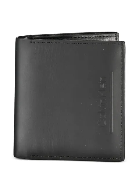 Calvin Klein embossed-logo bifold wallet