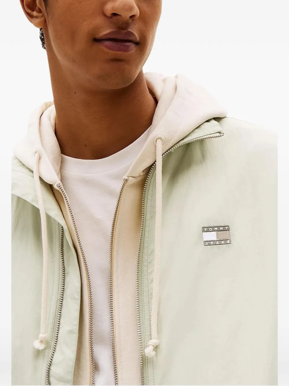 Tommy Jeans Bomberjack met logopatch Groen
