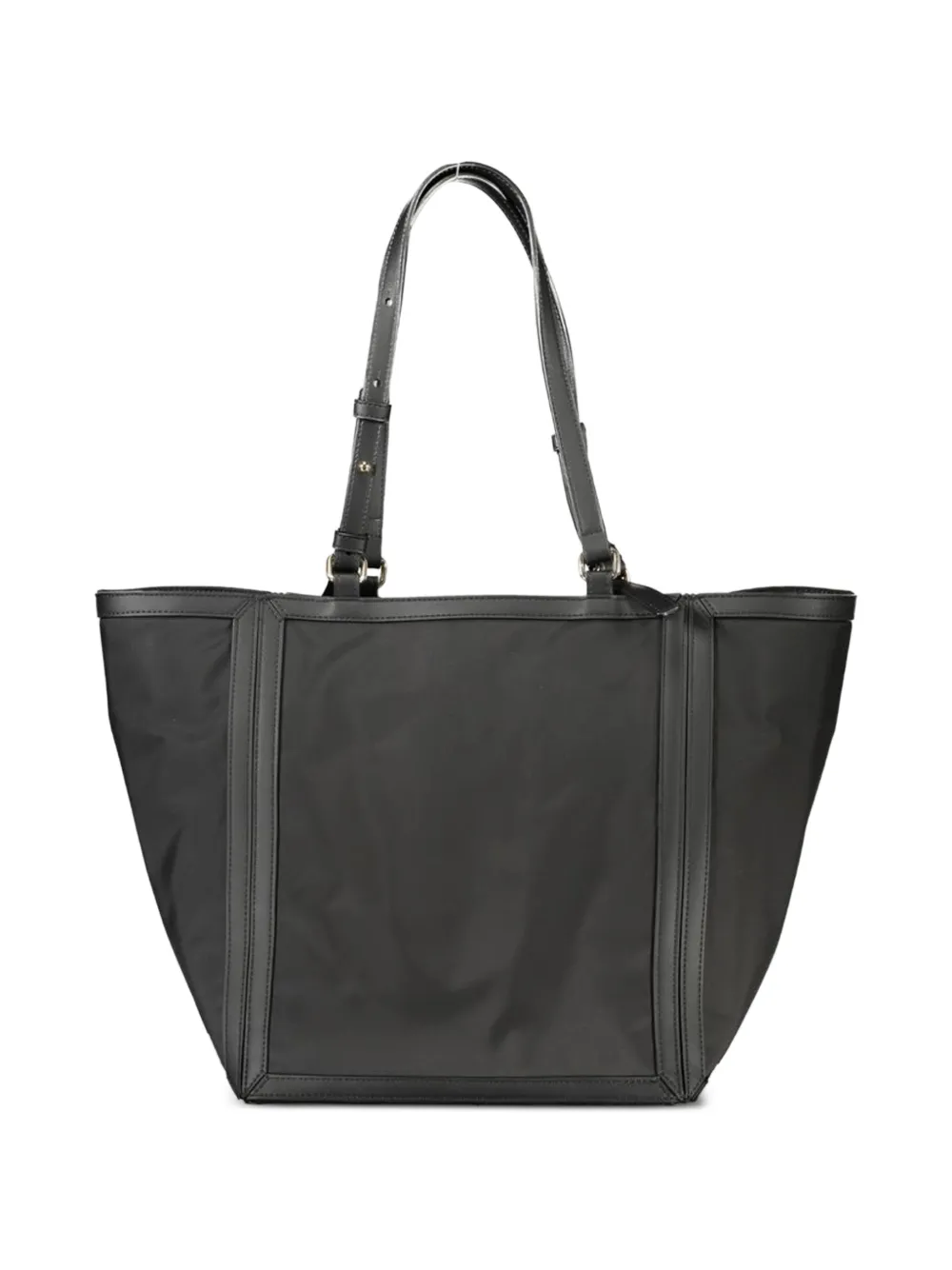 Tommy Hilfiger Julia shopper met leren afwerking Zwart