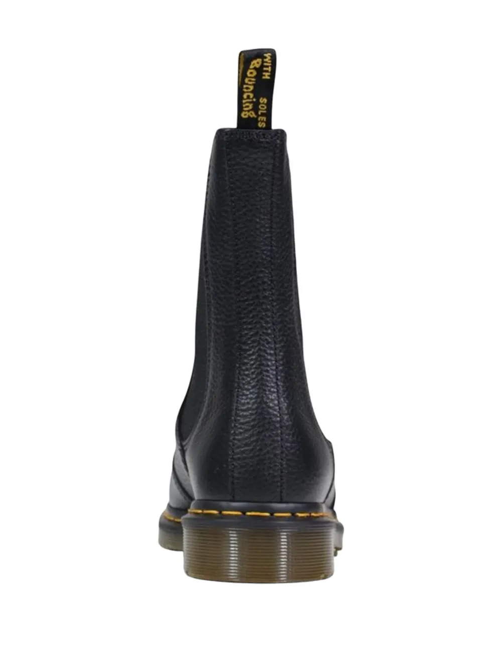 Dr Martens pebbled-leather ankle boots Zwart