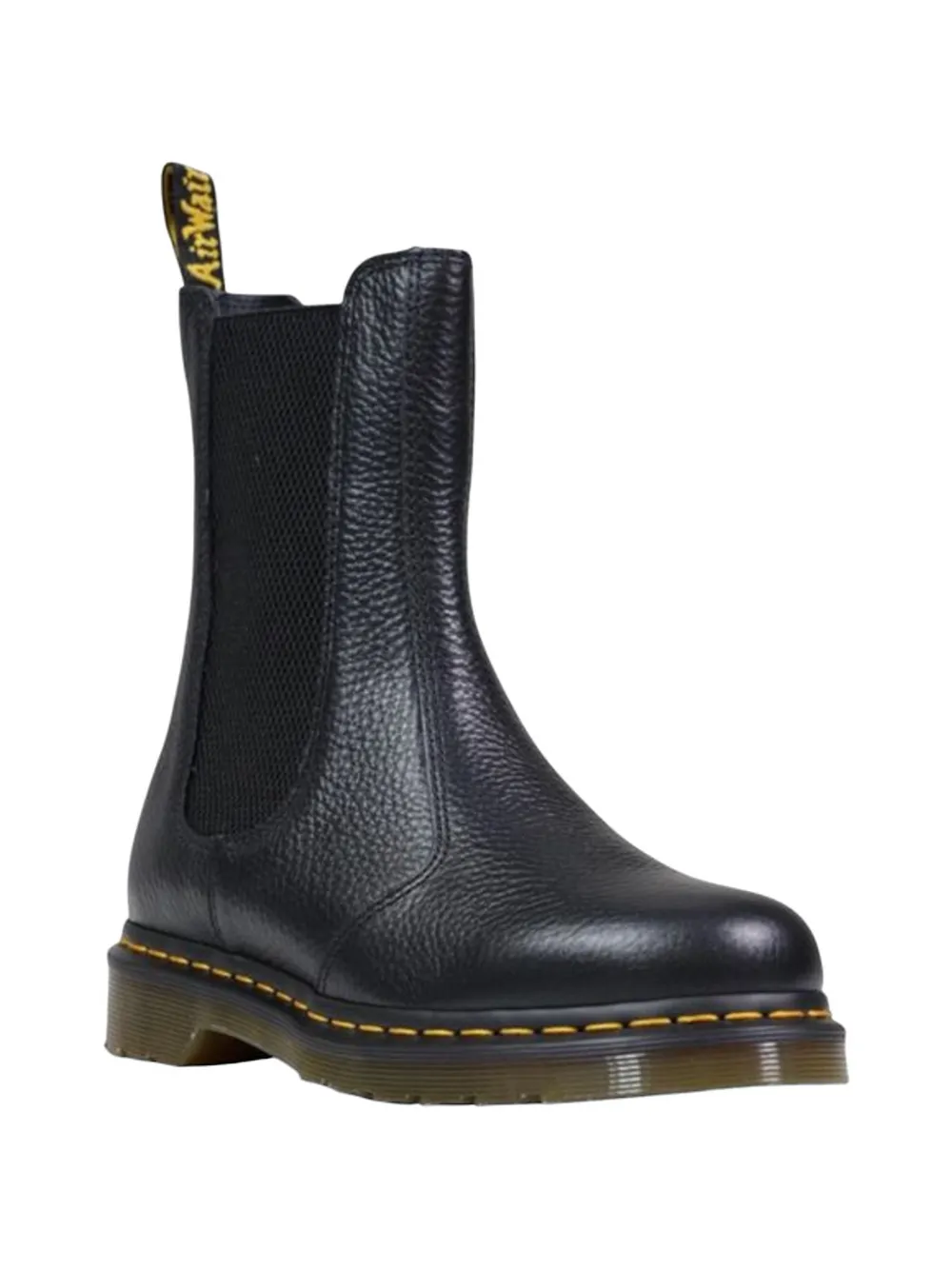 Dr Martens pebbled-leather ankle boots Zwart
