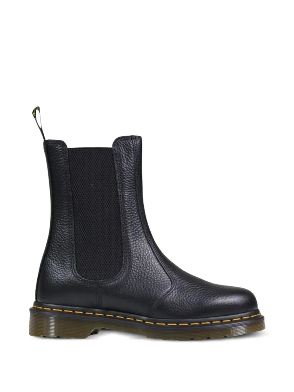 Dr Martens pebbled-leather ankle boots - Black