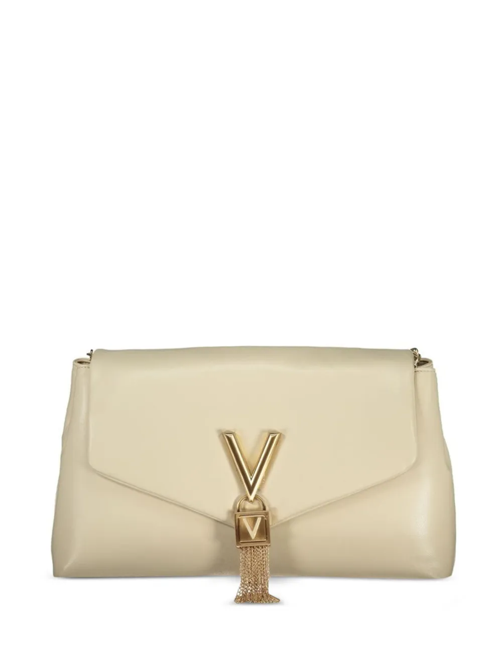 MARIO VALENTINO V logo tassel-detail clutch bag